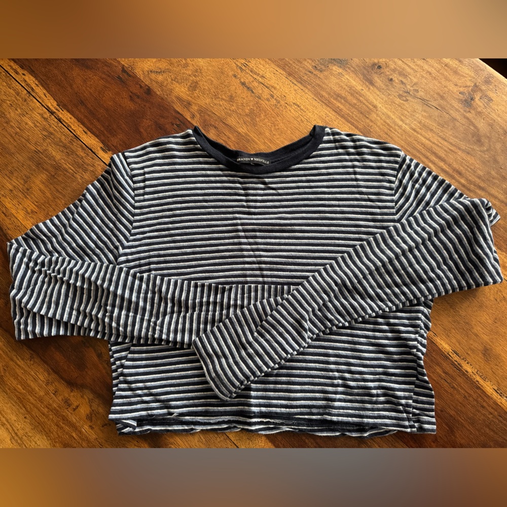 Striped Long Sleeve Brandy Melville shirt